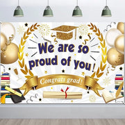 Banner di Congratulazioni per l'Abitudiniere - Decorazione da Tavola - Foto Stand - Sfondo - Facile da Utilizzare - Banner di Abitudiniere