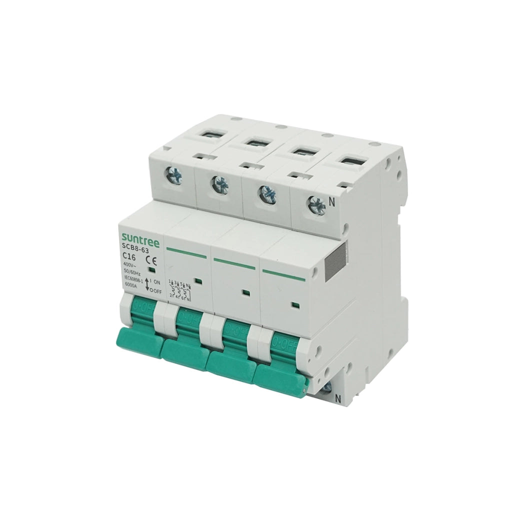 Interruttore automatico con fusibile tipo 3P+N, 16A 400VAC Suntree
