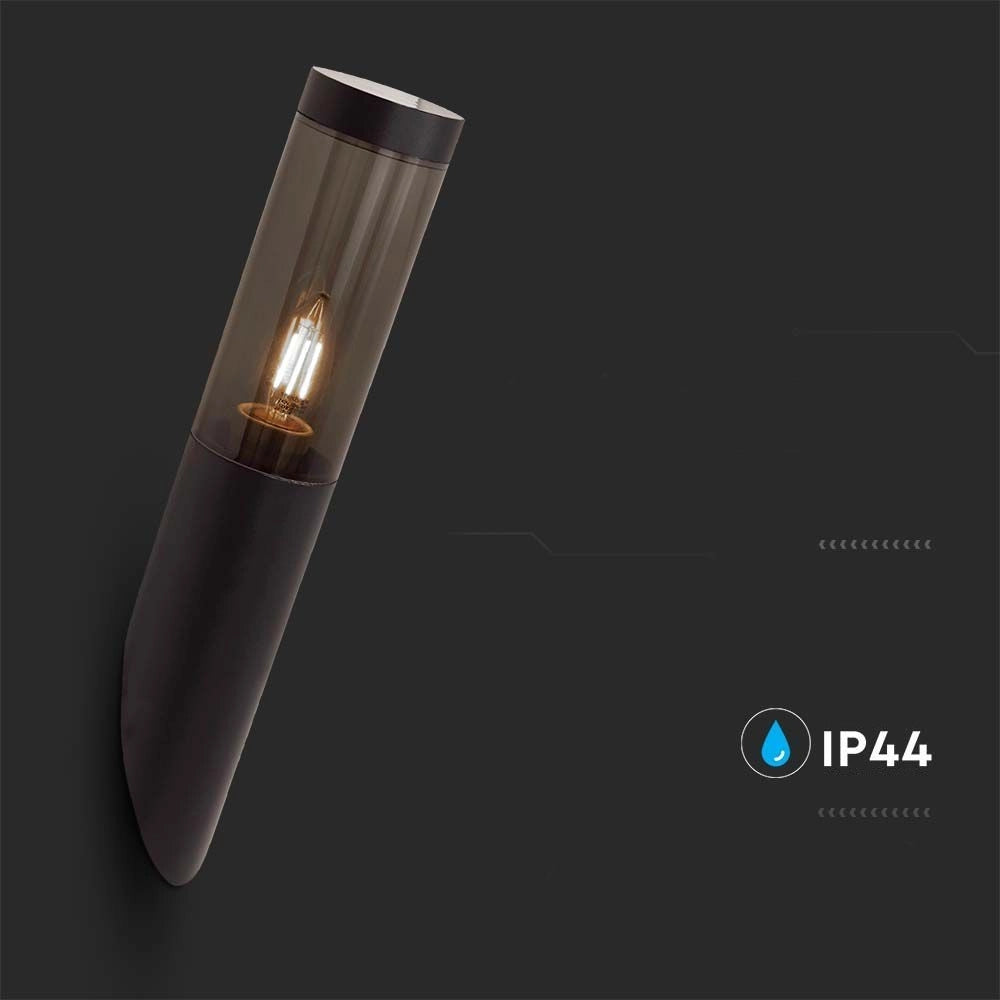 Applique esterna V-TAC da parete nera IP44 E27 40cm