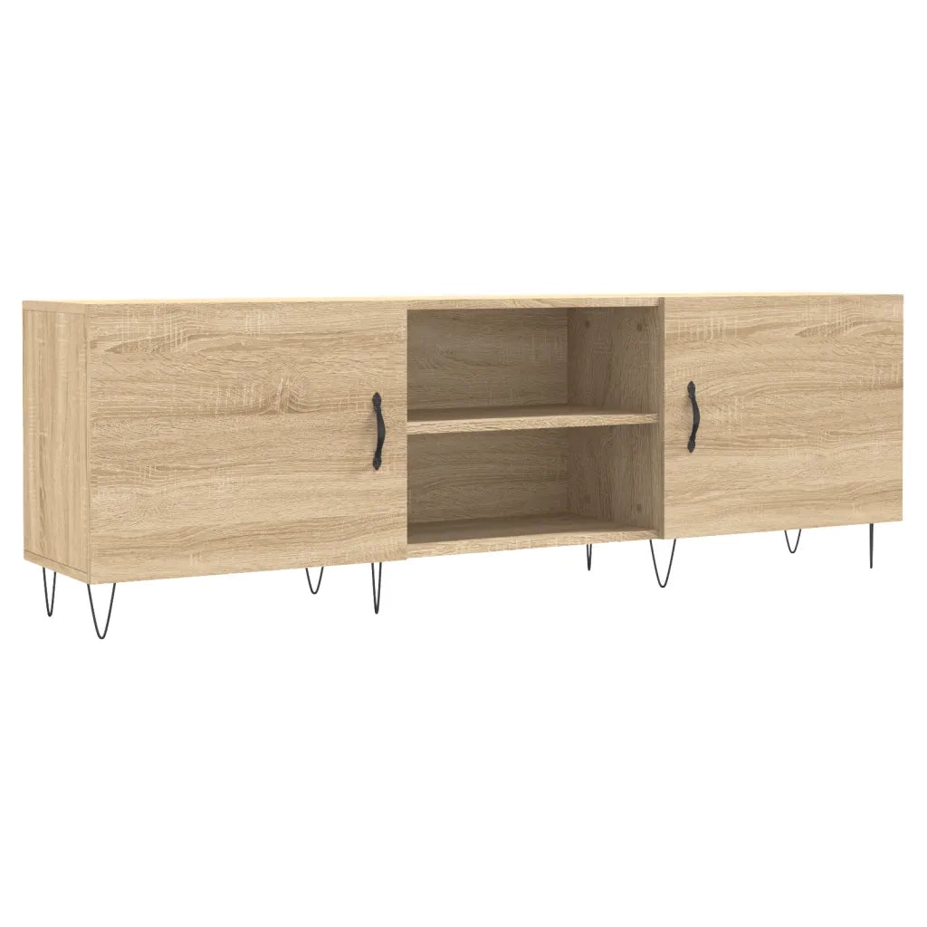 Mobile Porta TV Rovere Sonoma 150x30x50 cm in Legno Multistrato 829095
