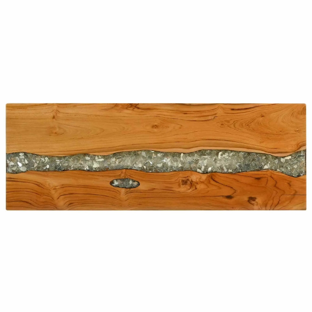 Tavolo consolle Marrone 100 x 35 x 75 cm Legno di teak solido 42015920