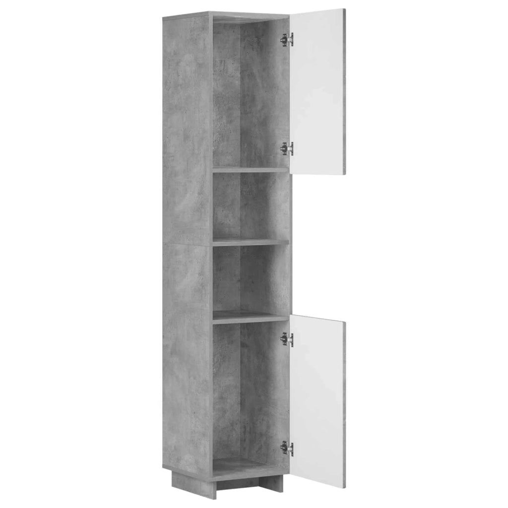 Mobile da bagno Grigio Cemento 36.5 x 38 x 180 cm 8011597