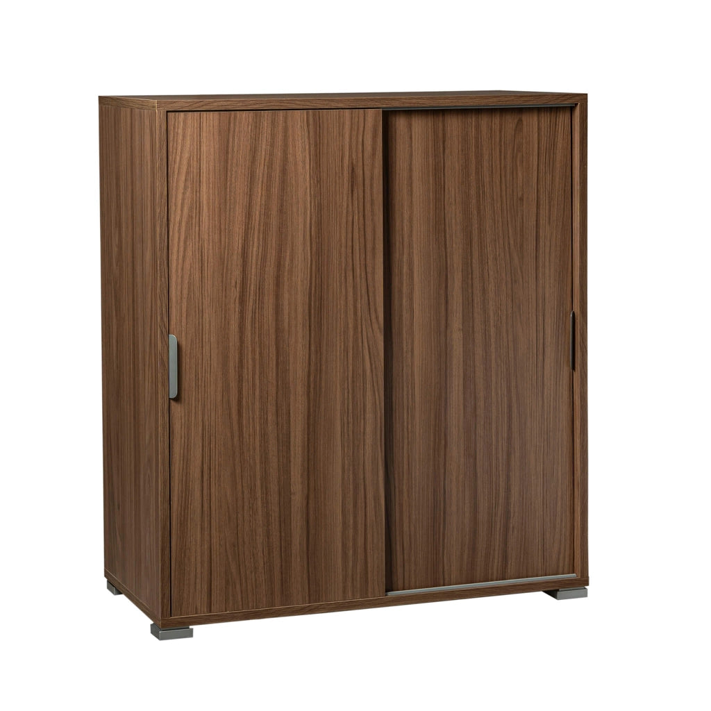 Armadietto da Bagno con 2 ante in Legno Composito cm 75x38x85 - KODEY