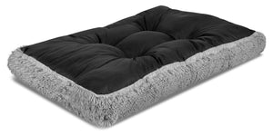 AIO FACTORY 80x60 cm Letto per cani Shaggy Cushion Grigio chiaro Impermeabile