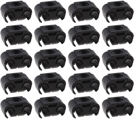 Otturatore freno doppia clip - 20 pezzi - plastica - compatibile con Volkswagen/Seat - installazione facile - duraturo - otturatore freno