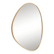 Specchio decorativo moderno da parete 75 x 53 cm oro 03_0010181