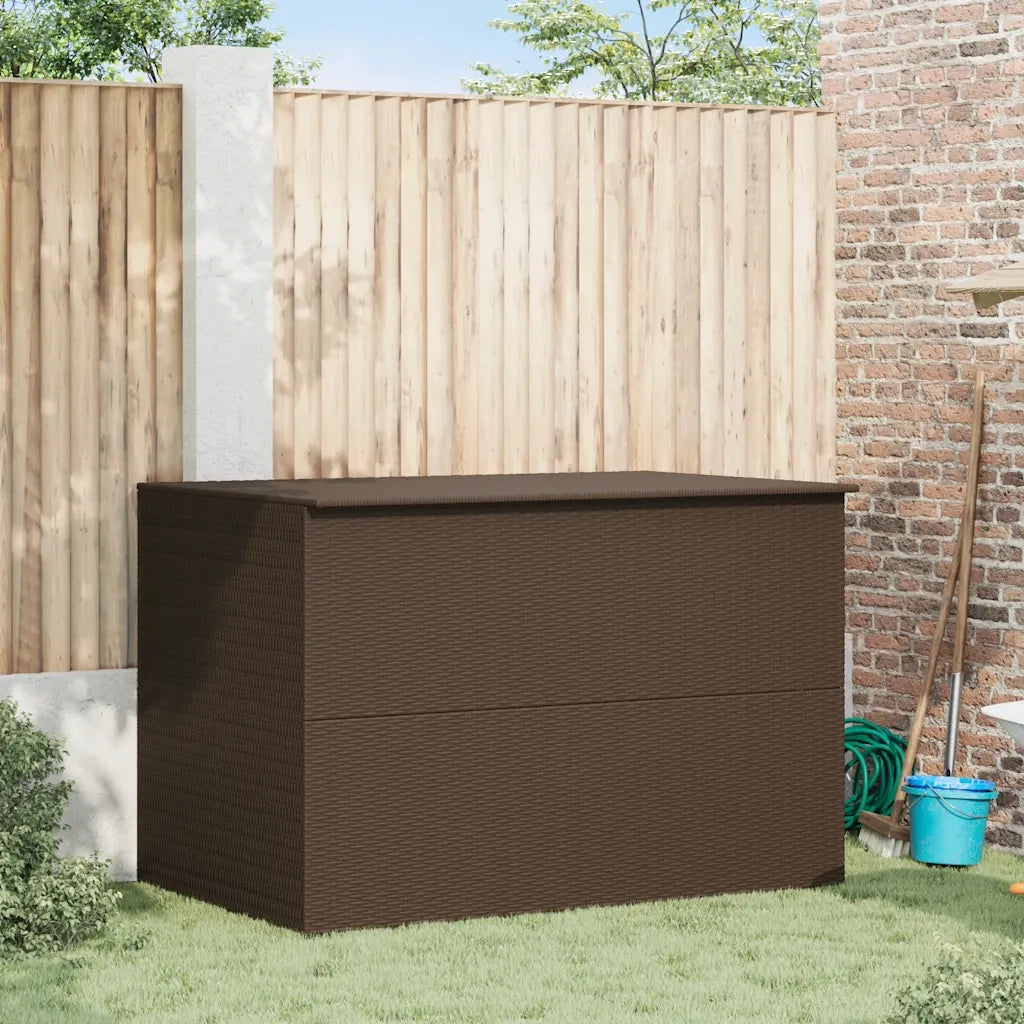 Baule da Giardino Marrone 150x100x100 cm in Polyrattan CFW9437188