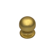 Pomolo fisso per porta SAGUATTI 169/50BB in alluminio oro lucido