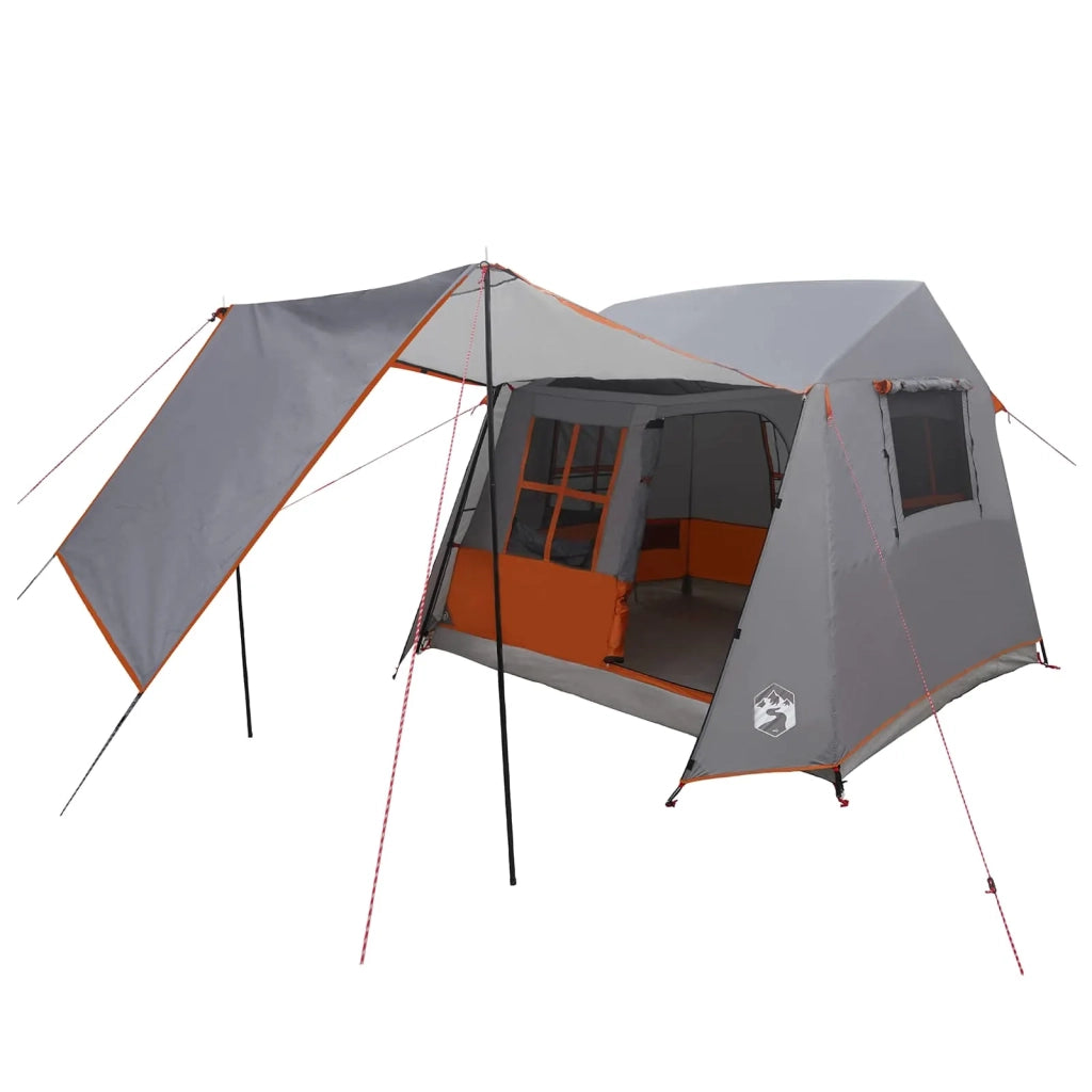 Tenda a tunnel Grigio e arancione 275 x 240 x 200 cm 42017432