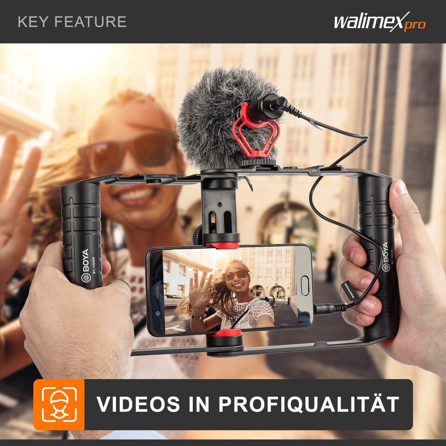 BOYA VG380 Kit video per smartphone