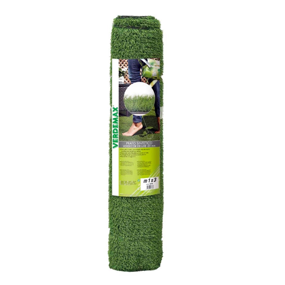 Erba prato sintetico gold h 20 mm (1 rotolo: 1x3 mt)