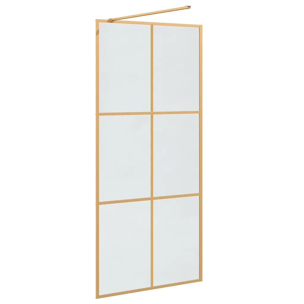 Parete Doccia Walk-in Oro 90 x 195 cm vetro temperato