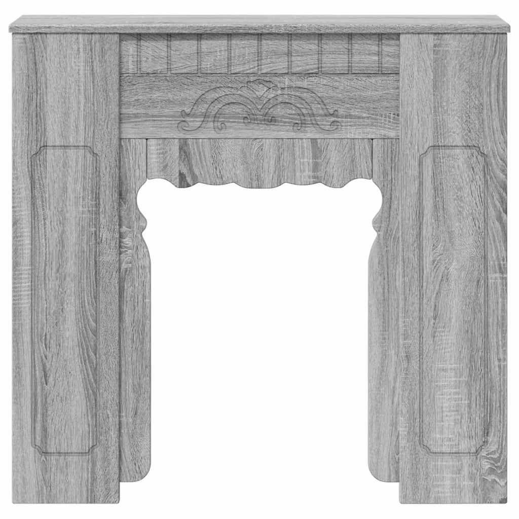 Cornice per camino Sonoma grigio 93 x 20 x 89 cm 8006630