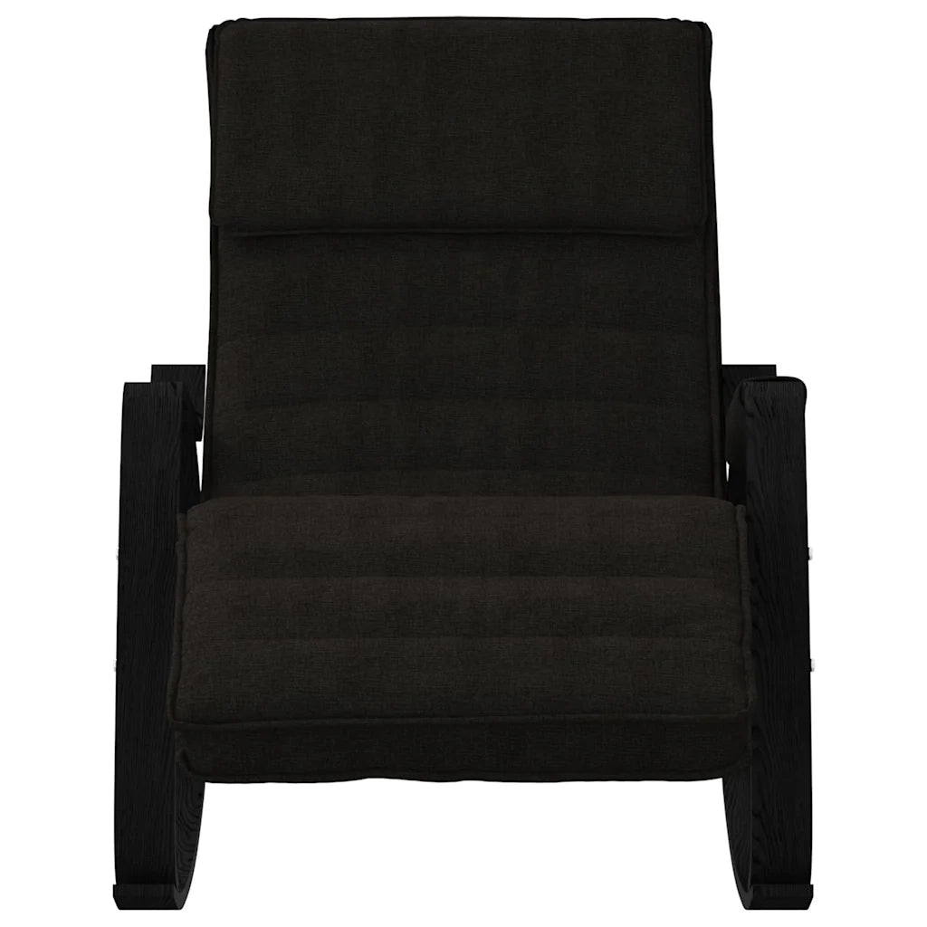 Sedia a Dondolo Nera in Tessuto CFW5850522