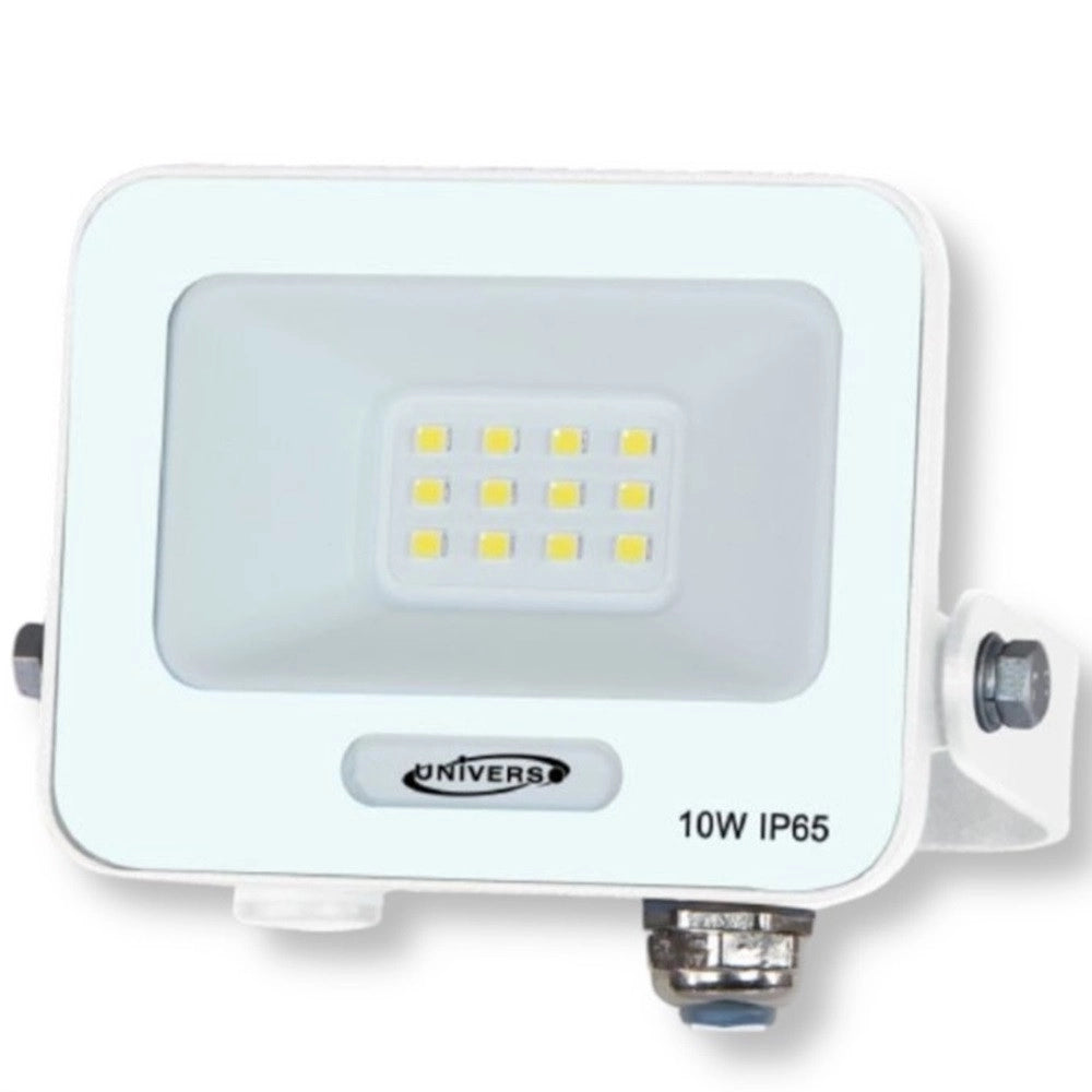 Trade Shop - Faro Proiettore Smd Led Floodlight 10w Slim Ip65 Bianco Luce 3000k 4000k 6500k Ek05-10w-b - -bianco Caldo      -