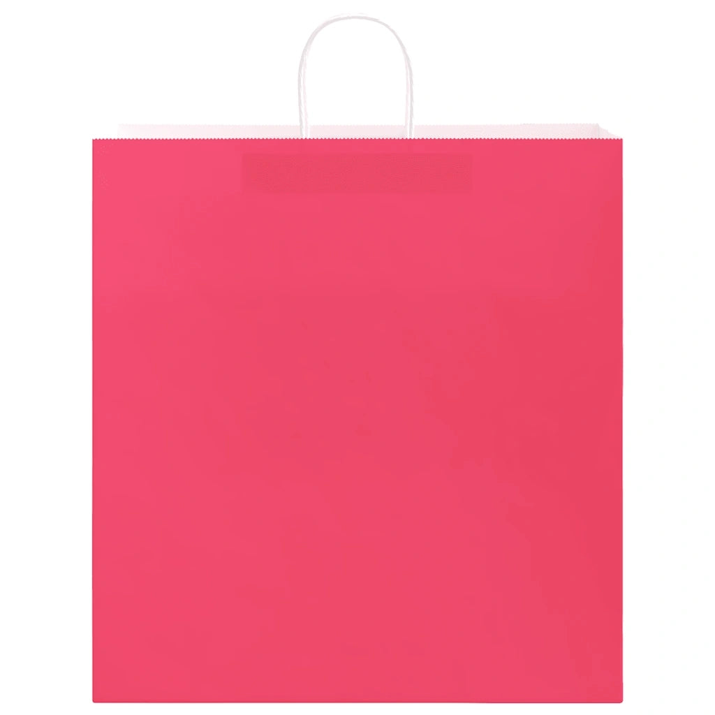 Sacchetti di Carta 250 pz con Manici Rosa 45x17x48 cm CFW6815290