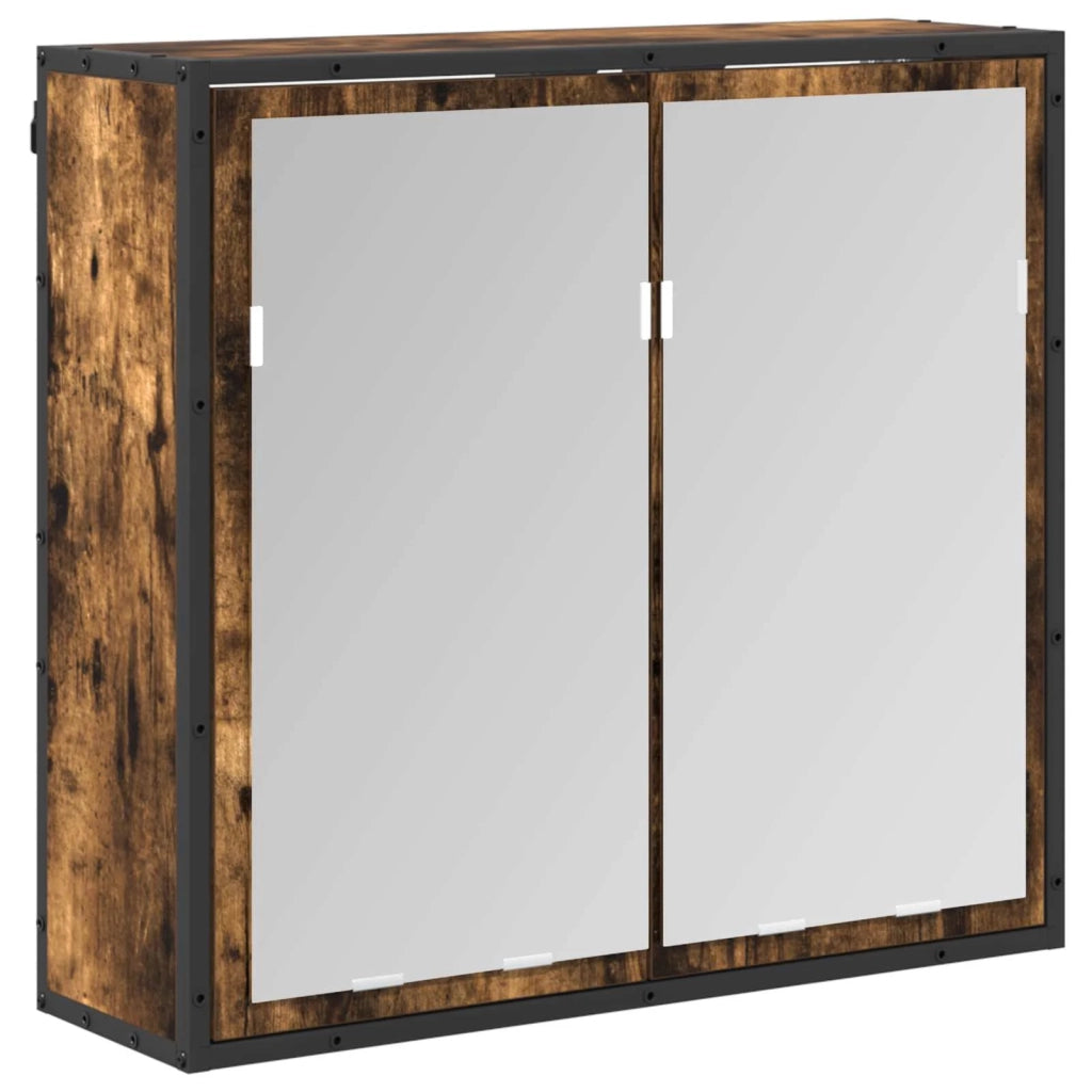 Set di mobili per il bagno Rovere fumé Legno multistrato 3403048