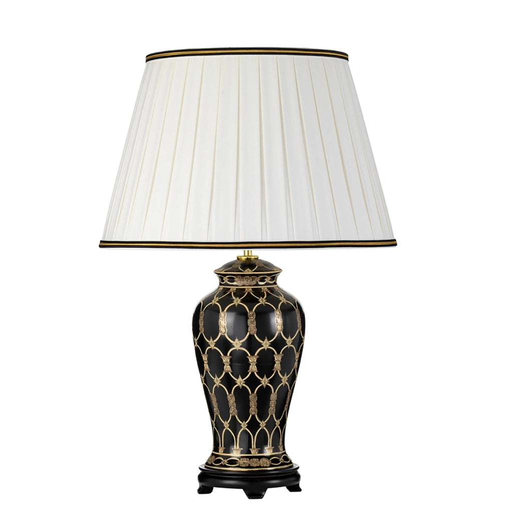 Lampada Da Scrivania Contemporanea Taipei Porcellana Oro 1 Luce E27
