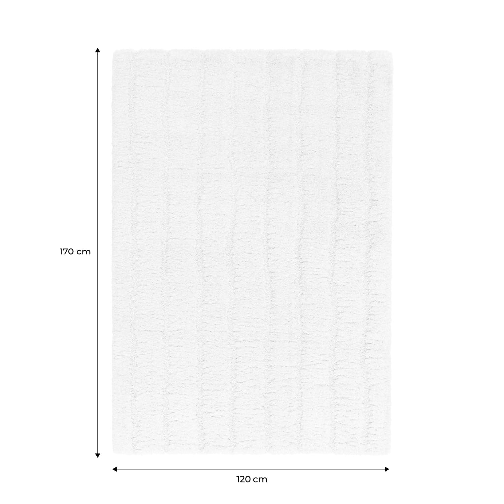 Tappeto da interno motivo lineare crema 120cm