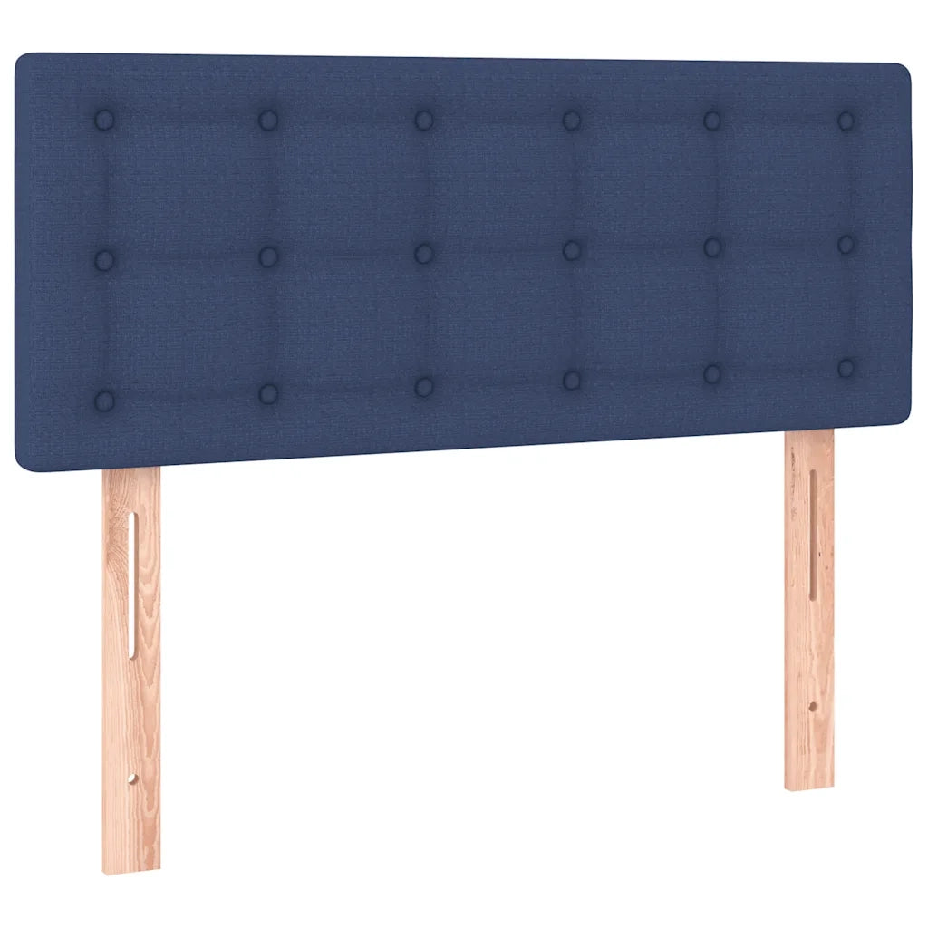 Giroletto a Molle con Materasso-Struttura Letto con Materasso Blu 80x200 cm inTessuto 670445