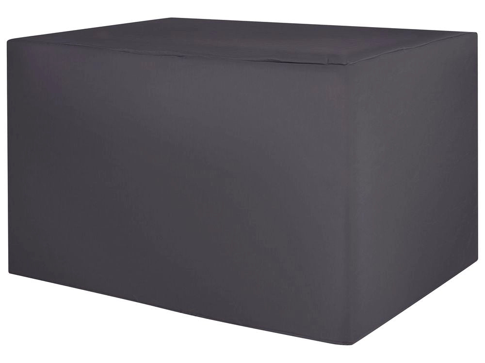 Copertura per mobili da giardino Tessuto rivestito in PVC nero 185 x 105 x 75 cm