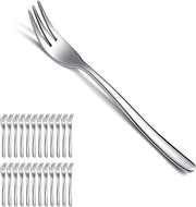 Vorrei in acciaio inossidabile per dessert - Resistente alla lavastoviglie - 24 pezzi - 15,6 cm