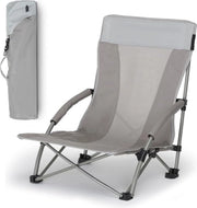 Sedia da Campeggio Opportuna - Sedia da Spiaggia per 100 kg - Gambe Larghe e Altezza del Sedile Basso Sedia da Campeggio