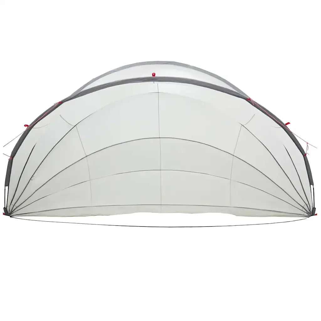 Dome Piscina Grigio e arancione 592 x 590 x 275 cm 42001133