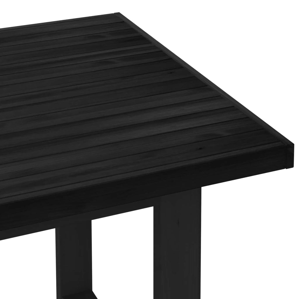 Tavolo da pranzo NOAIN 160 cm Legno Massello di Pino Nero 42020915