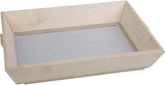 Zeef per il giardino - Zeef per sabbia - Zeef per perlite 20 x 32 cm marrone - Grande formato - Alta qualità Zeef per il giardino - Zeef per sabbia