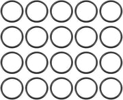 Set di sigillatura a nitrile - 20 pezzi - 20 mm diametro esterno - 17 mm diametro interno - 1,5 mm spessore - Afdichtringen