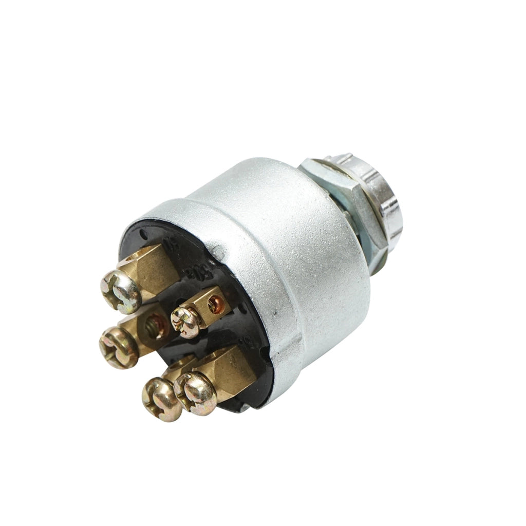Interruttore di accensione con chiave per MAN, DAF, FENDT, CASE IH, MF 12V, 5 pin, diametro 47 mm, filettatura di montaggio 21 mm, codice OEM 342315001, X830240002000, X830315001, 794283R91, 655690302, 2998811M1