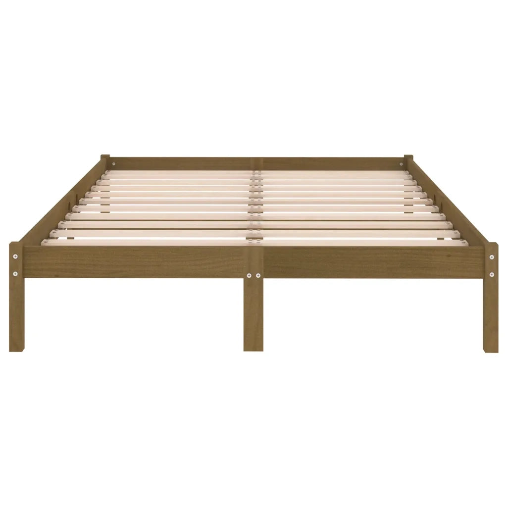 Giroletto Marrone Ambrato in Legno Massello di Pino 200x200 cm 810040