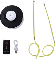 Touw Springante con Display 10 Velocità Macchina a Tendina Elettrica con Display Digitale Macchina a Tendina Senza Cavo Comando a Distanza Macchina a Tendina per Bambini Donne Allenamento
