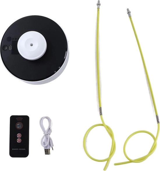 Touw Springante con Display 10 Velocità Macchina a Tendina Elettrica con Display Digitale Macchina a Tendina Senza Cavo Comando a Distanza Macchina a Tendina per Bambini Donne Allenamento