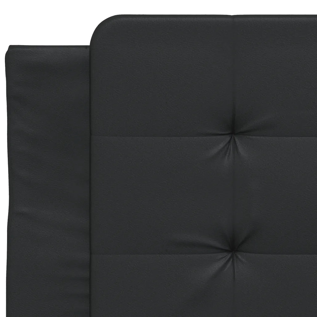 Giroletto senza Materasso Zadar Nero 100x200 cm in Similpelle