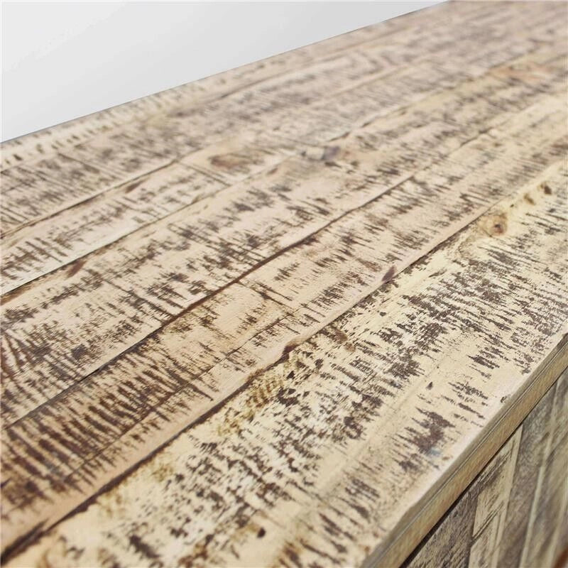 MOBILE PORTA TV BEVIS IN LEGNO NATURALE 160 X 45 X H60 CM