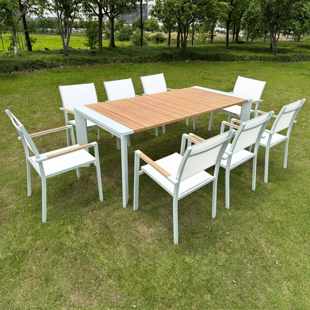 Tavolo allungabile da giardino in Alluminio 200/250x100 - CELESTIEL