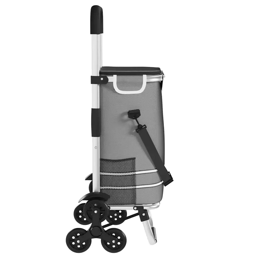 Carrello della spesa Grigio 47 x 39 x 100,5 cm Tessuto Oxford 42002338