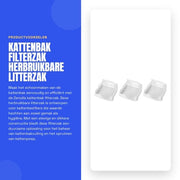 Sacco per Cattiva - Duraturo - Sacco per Cattiva Auto Pulente - Riciclabile - Facile da Installare - Mantenimento Facile - Risparmia Tempo - Sacco per Cattiva con Filtro