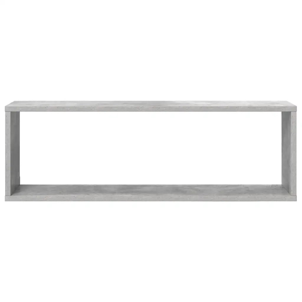 Mensole a Cubo 4 pz Grigio Cemento 80x15x26,5 cm in Truciolato cod mxl 51129