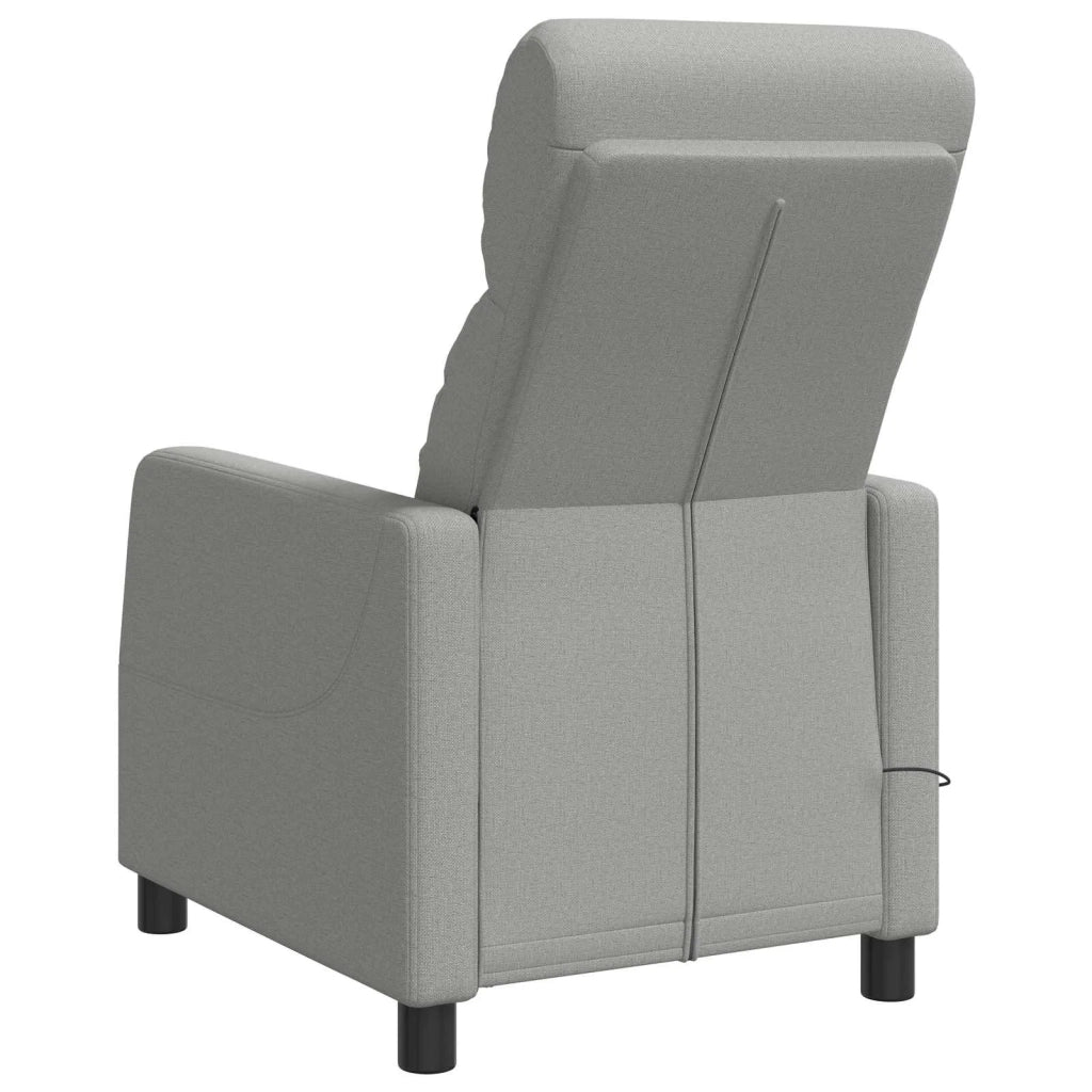 Divano Sedia-Poltrona Massaggiante Grigio Nuvola Tessuto 232409