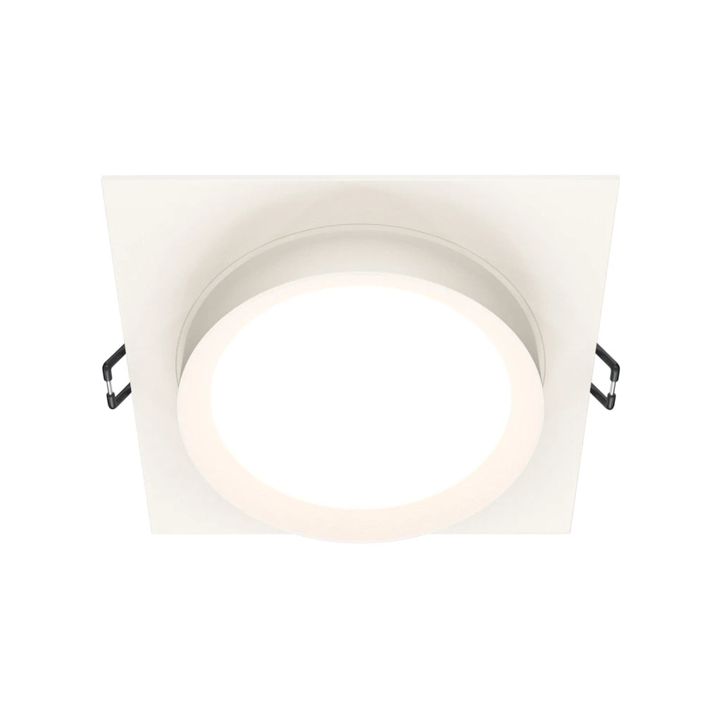 Maytoni Lampada da Incasso Hoop 1 luce GX53 bianco metallo alluminio