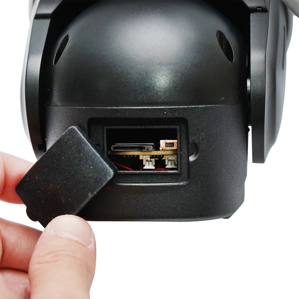 Telecamera di videosorveglianza WIFI per interni/esterni 4M ultra HD, PTZ, sensore di movimento, rotante, 90 gradi, 220V IP66