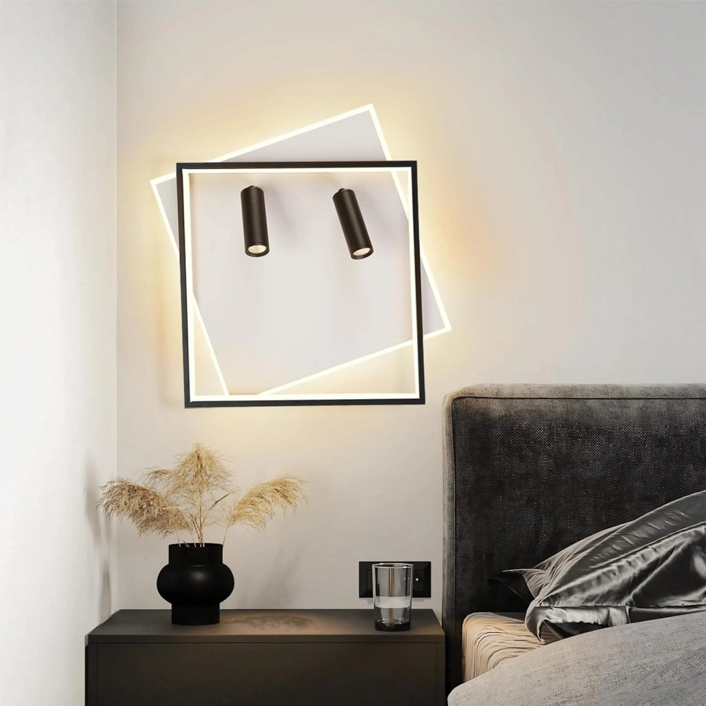 ZMH Faretto da soffitto LED 2 luci acrilico moderni dimmerabili per soggiorno