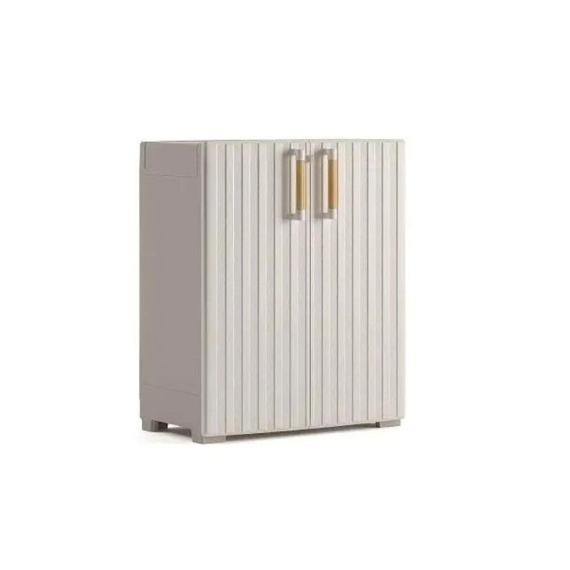 Armadio Keter Groove basso sabbia/beige cm 80x45x98 h