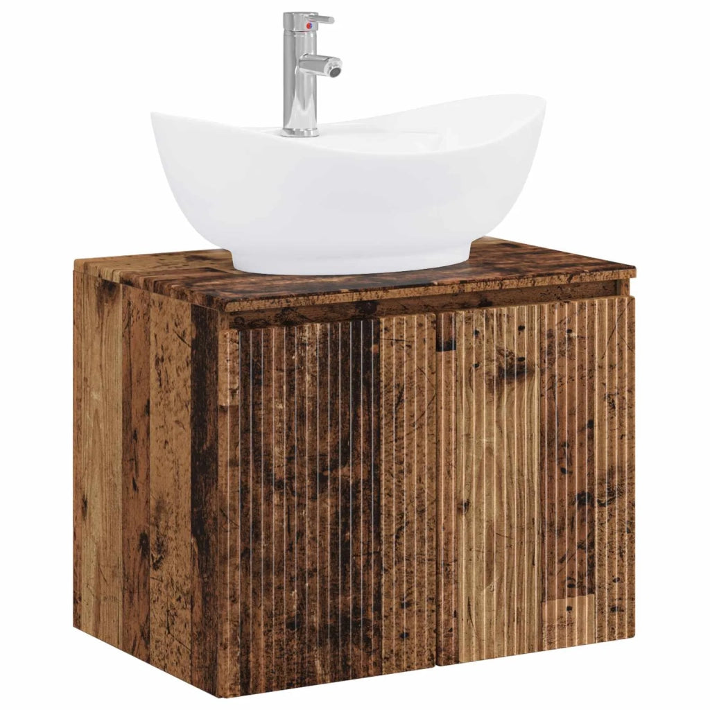 Set di mobili per il bagno Legno antico Legno ingegnerizzato 3404348