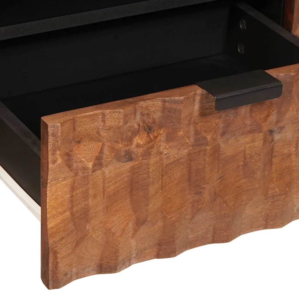 Mobile TV con cassetto Finitura Marrone Acacia 105 x 33 x 46 cm 4017914