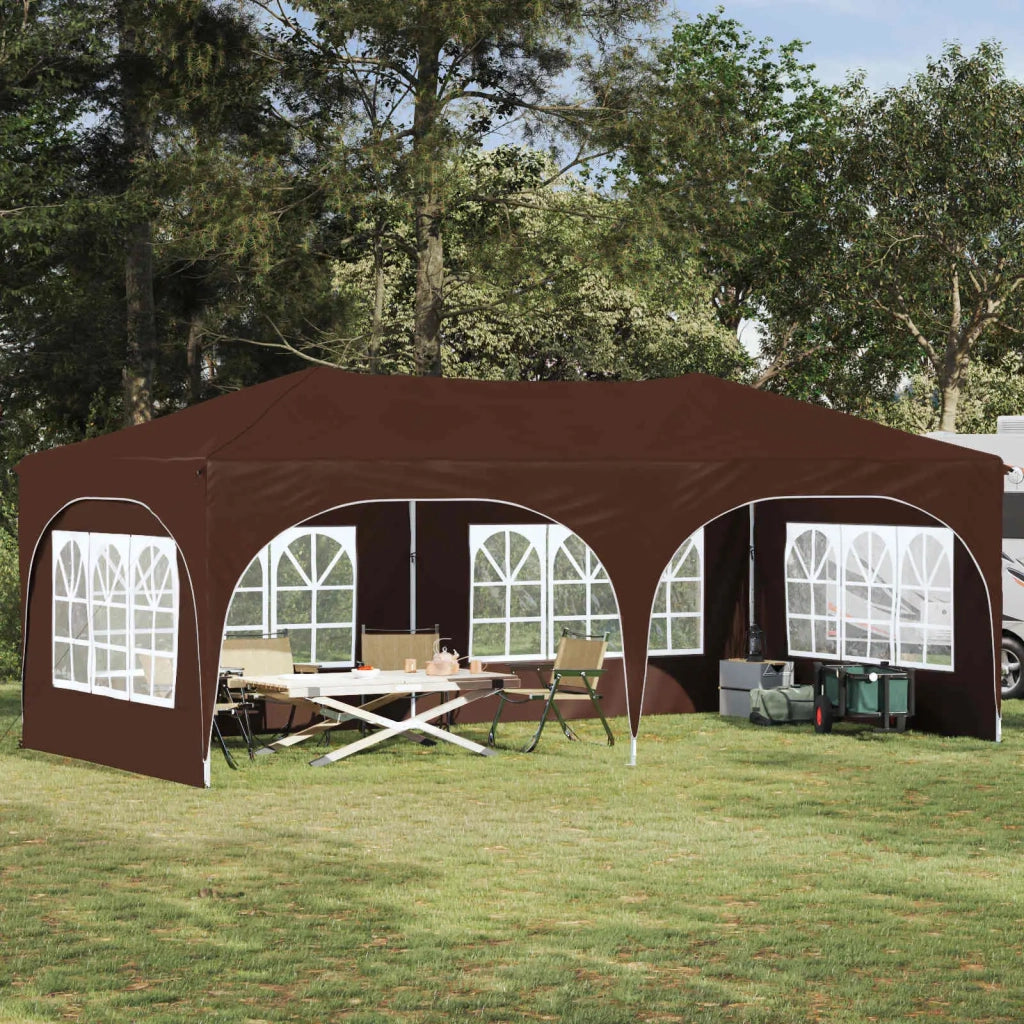 Tenda per feste a pop-up Marrone 575 x 288 x 245 cm 42019896