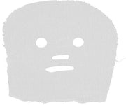 Maschera facciale da 100 pezzi - Filtro gas da un uso - morbido e adatto alla pelle - per salone di bellezza - pratico e ordinato - confezione